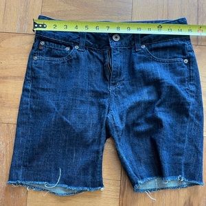 AG Adriano Goldschmied 16 inch Cutoff Jean Shorts - Size 27